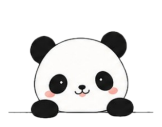 Panda mengintip, logo buku Learning Progress
